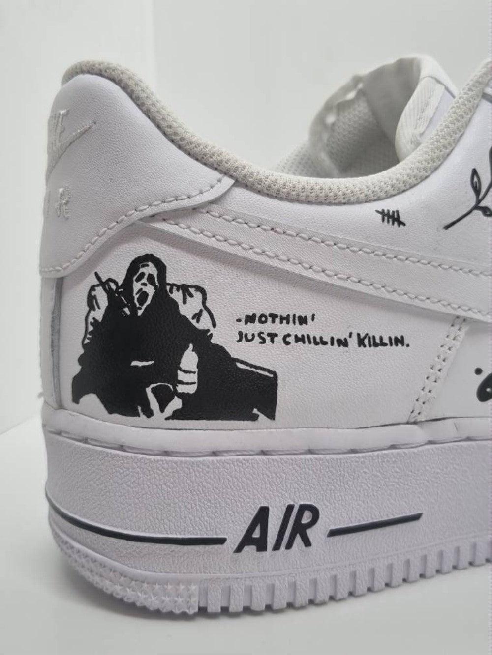 Graffiti Custom Air Force 1-shecustomize