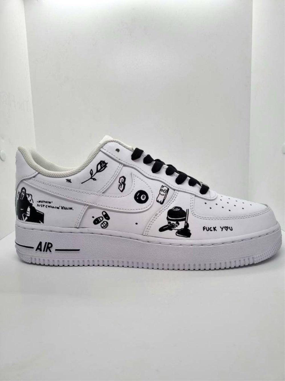Graffiti Custom Air Force 1-shecustomize