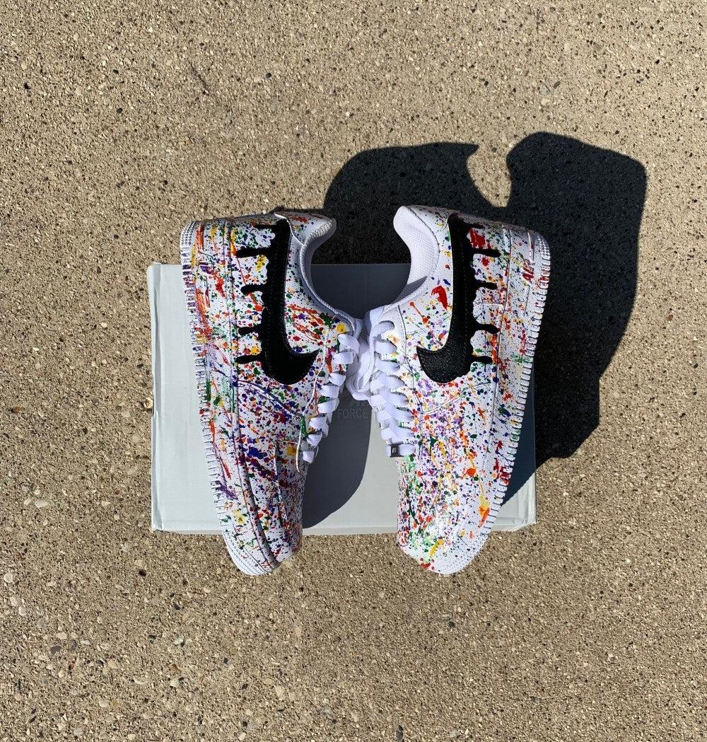 Graffiti Splash Black Custom Air Force 1-shecustomize