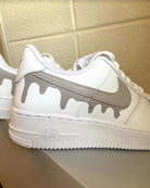 Gray Drip Custom Air Force 1-shecustomize