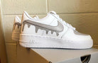 Gray Drip Custom Air Force 1-shecustomize