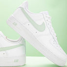 Green Air Force 1s Custom Shoes Sneakers-shecustomize