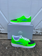 Green Black Custom Air Force 1-shecustomize