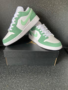 Green Custom Air Jordan 1-shecustomize