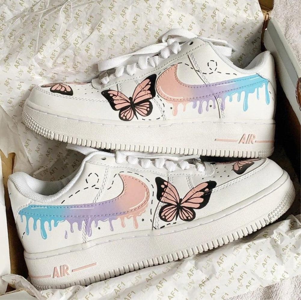 Ice Cream Butterfly Custom Air Force 1-shecustomize