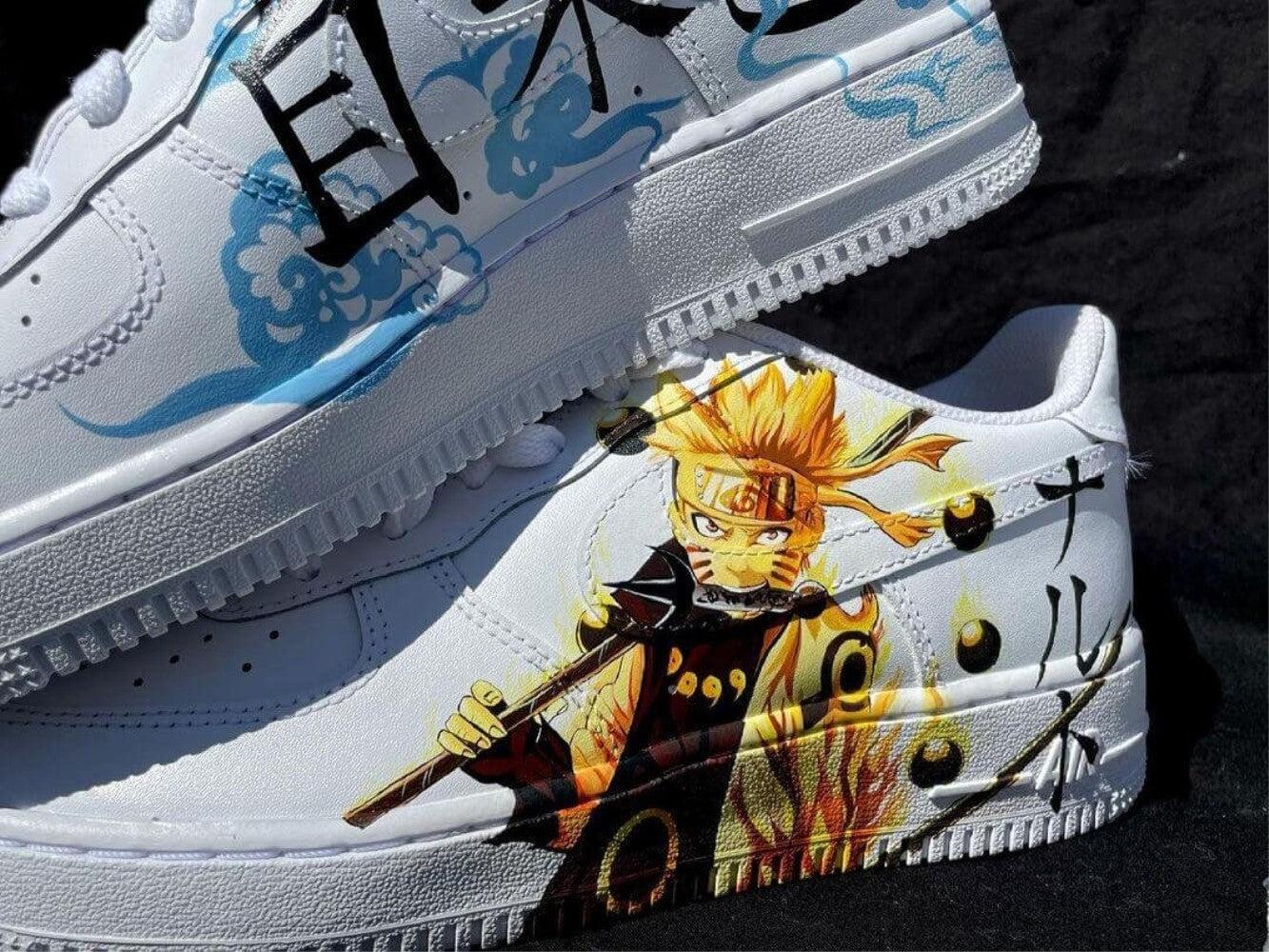 Naruto and Jiraiya Amine Custom Air Force 1-shecustomize