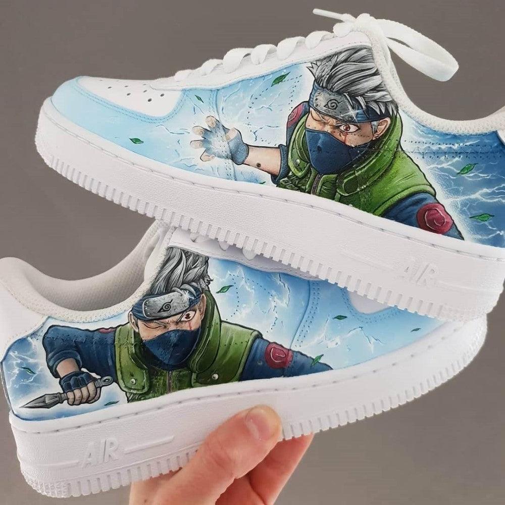 Naruto Kakashi Amine Custom Air Force 1-shecustomize