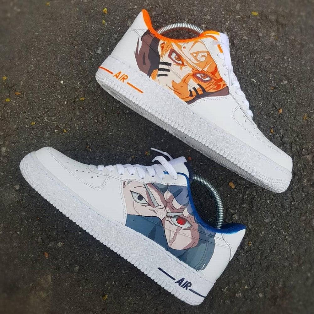 Naruto and Kakashi Amine Custom Air Force 1-shecustomize
