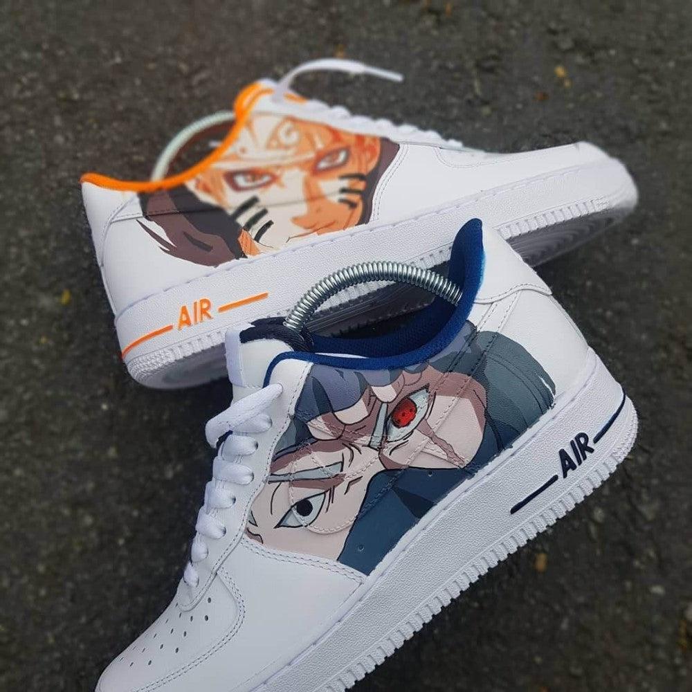 Naruto and Kakashi Amine Custom Air Force 1-shecustomize