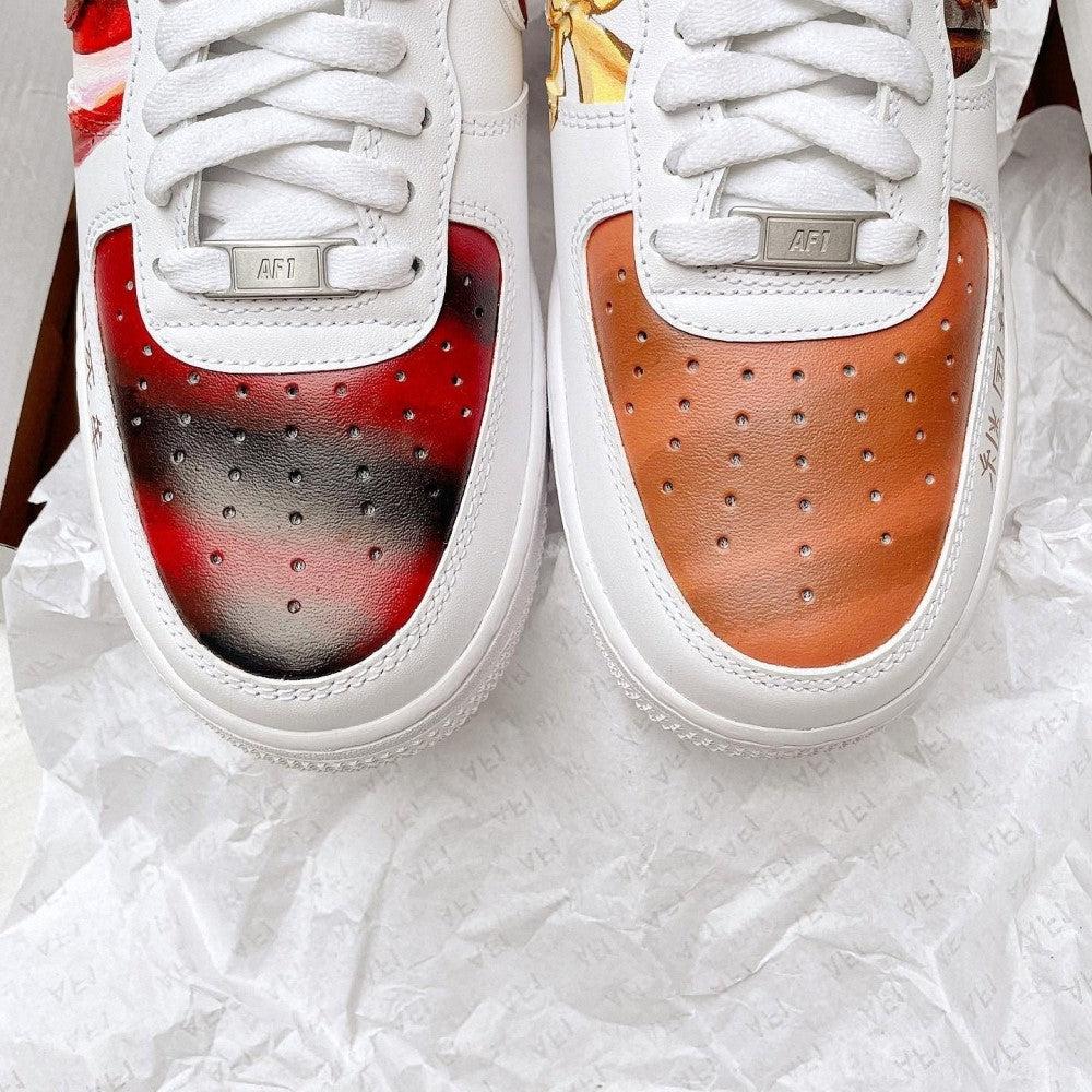 Kimetsu No Yaiba - Yoriichi And Kokushibo Custom Air Force 1-shecustomize