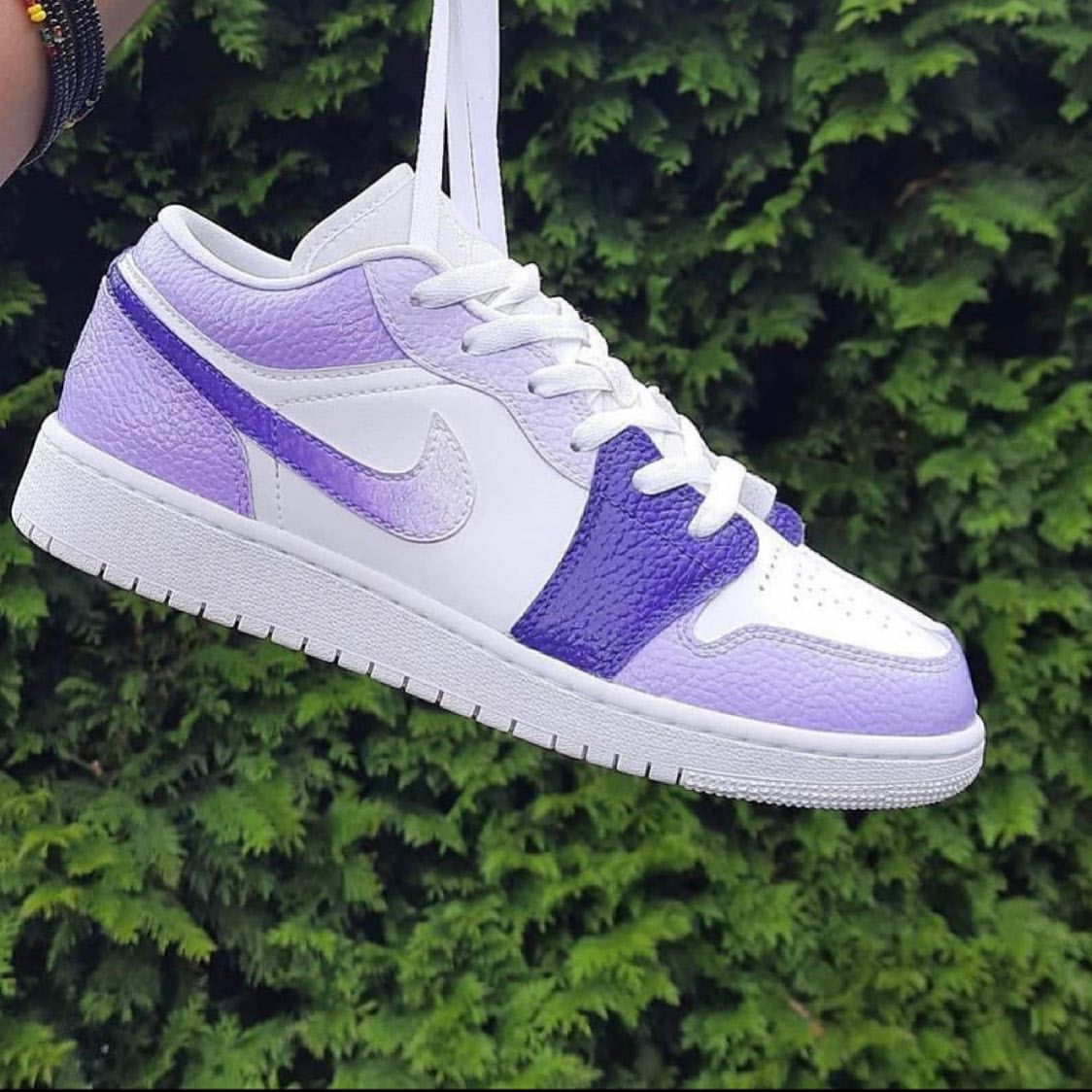 Lavender Purple Custom Air Jordan 1-shecustomize