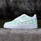 Mint Floral Custom Air Force 1-shecustomize