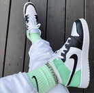 Mint Green Custom Air Jordan 1-shecustomize