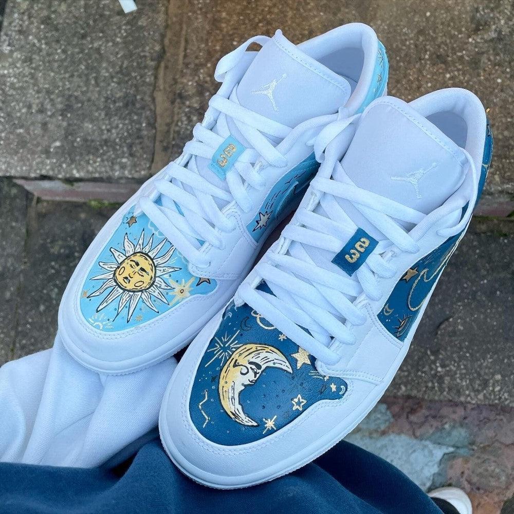 Moon Stars And Sun Custom Air Jordan 1-shecustomize