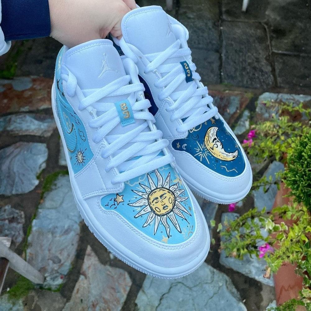 Moon Stars And Sun Custom Air Jordan 1-shecustomize