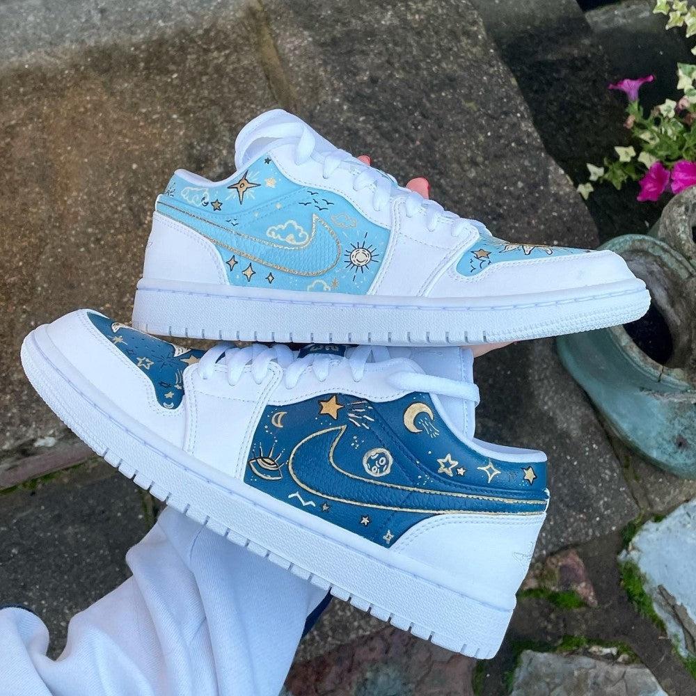 Moon Stars And Sun Custom Air Jordan 1-shecustomize