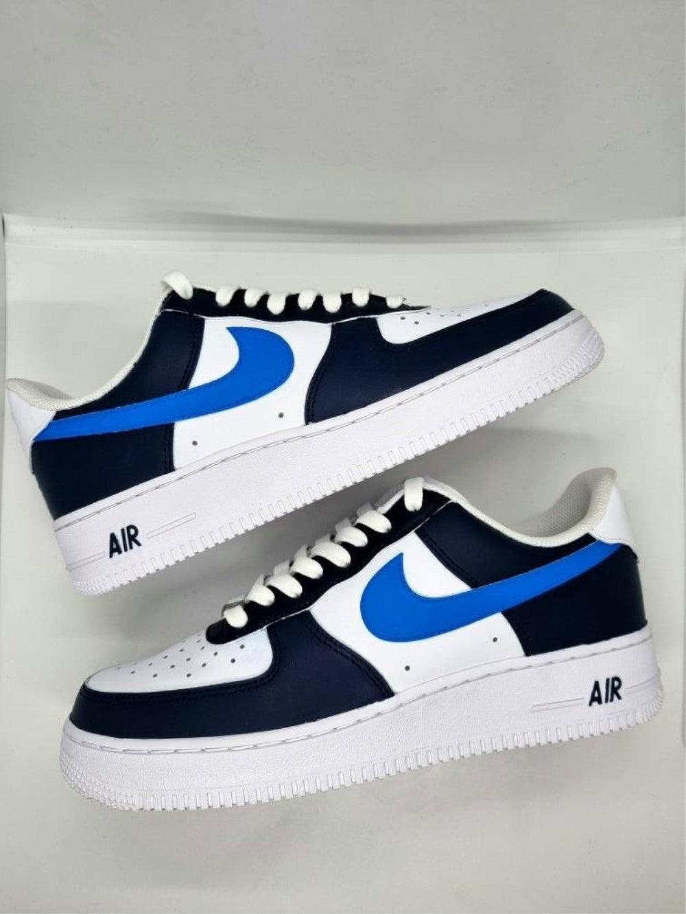 Navy Blue Custom Air Force 1-shecustomize