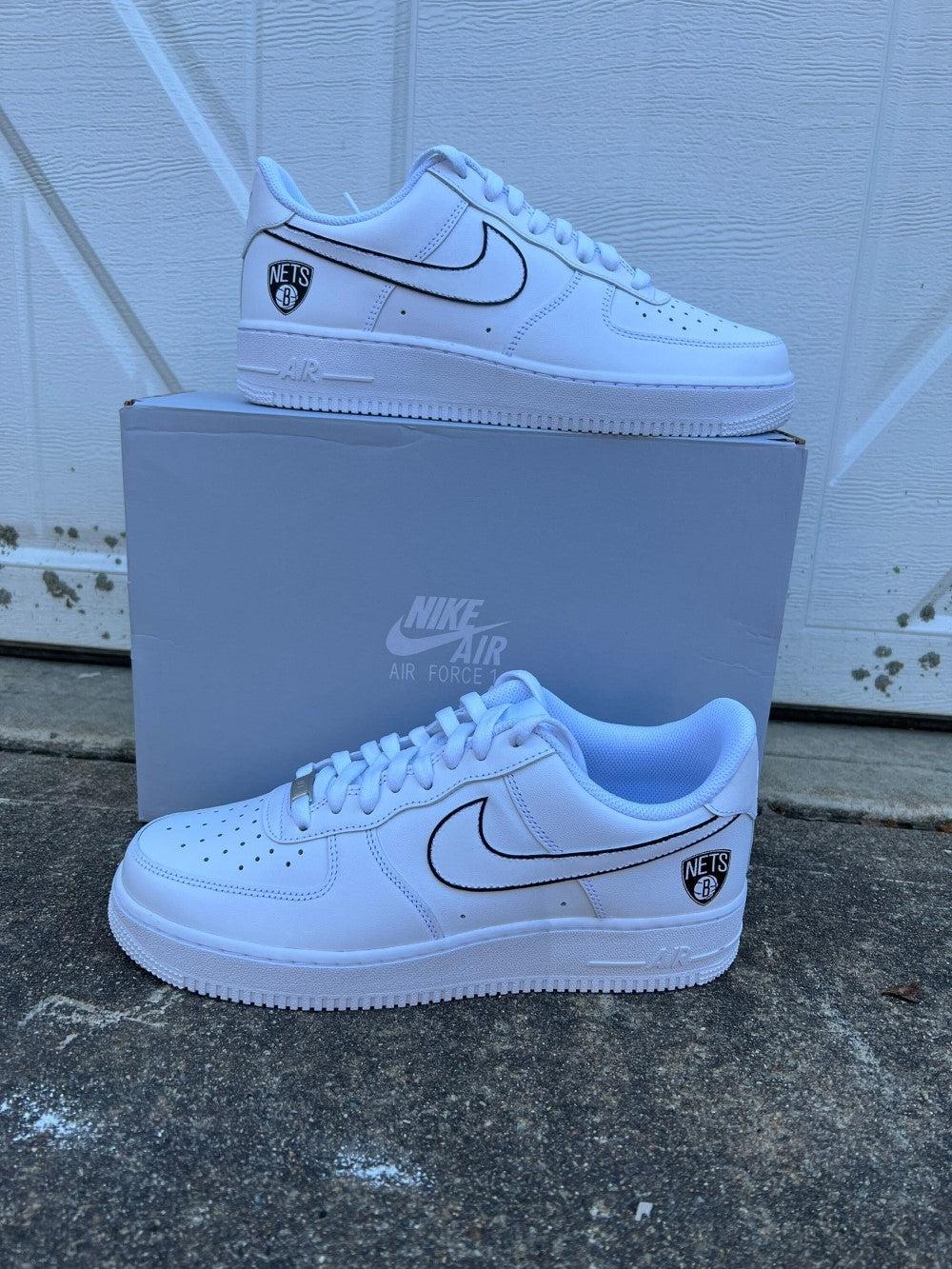 NBA Nets Custom Air Force 1-shecustomize