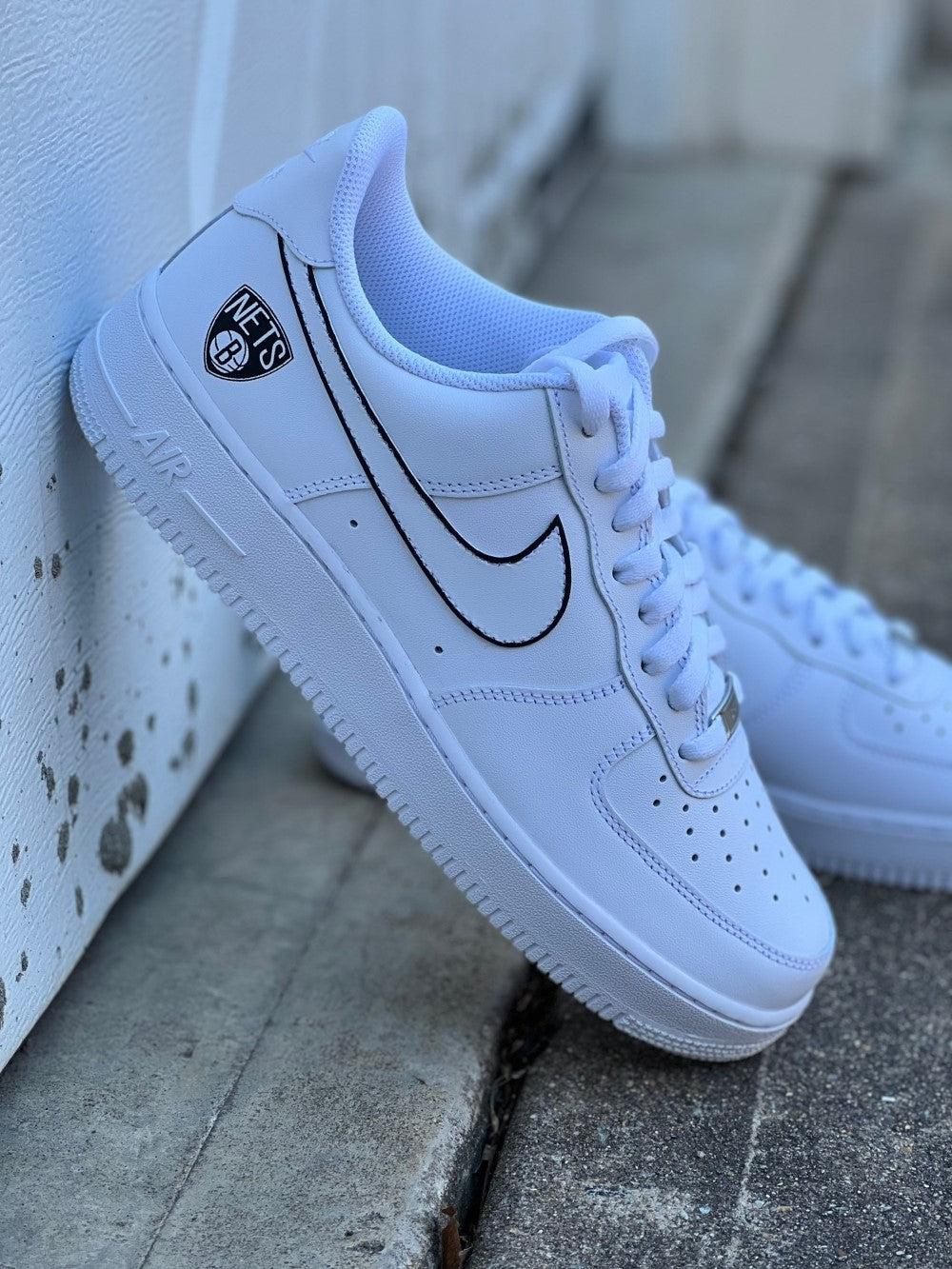 NBA Nets Custom Air Force 1-shecustomize