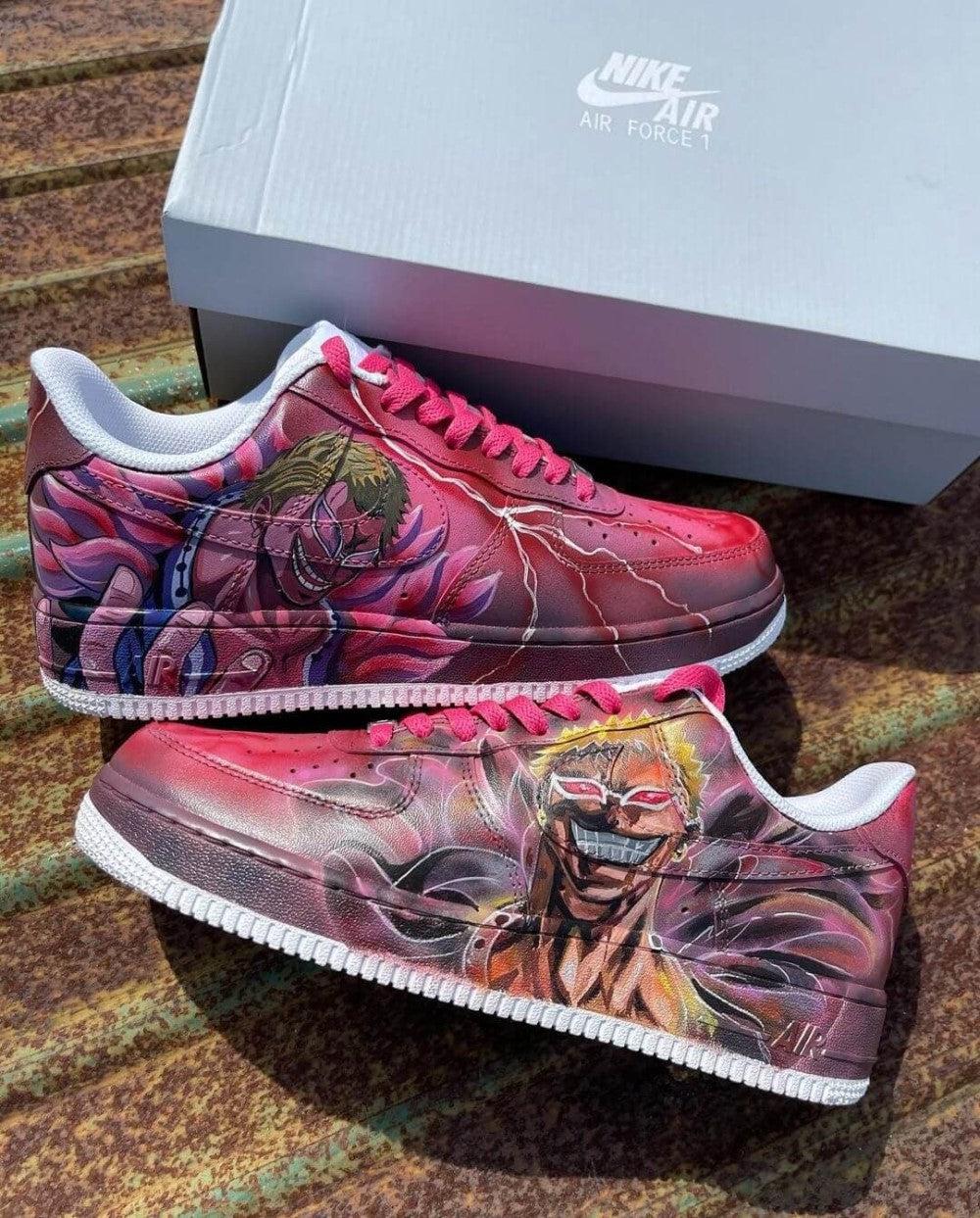 One Piece Donquixote Doflamingo Amine Custom Air Force 1-shecustomize