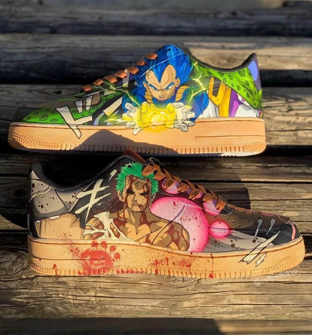 One Piece X Dragon Ball Amine Custom Air Force 1-shecustomize
