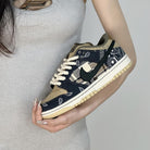 Paisley Black Brown Custom Nike Dunk-shecustomize