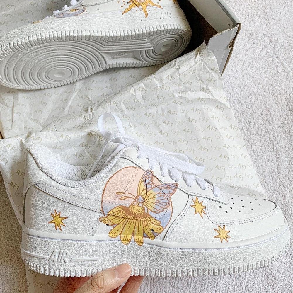 Pastel Sun Moon Custom Air Force 1-shecustomize