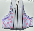 Pink Blue Line Custom Converse-shecustomize