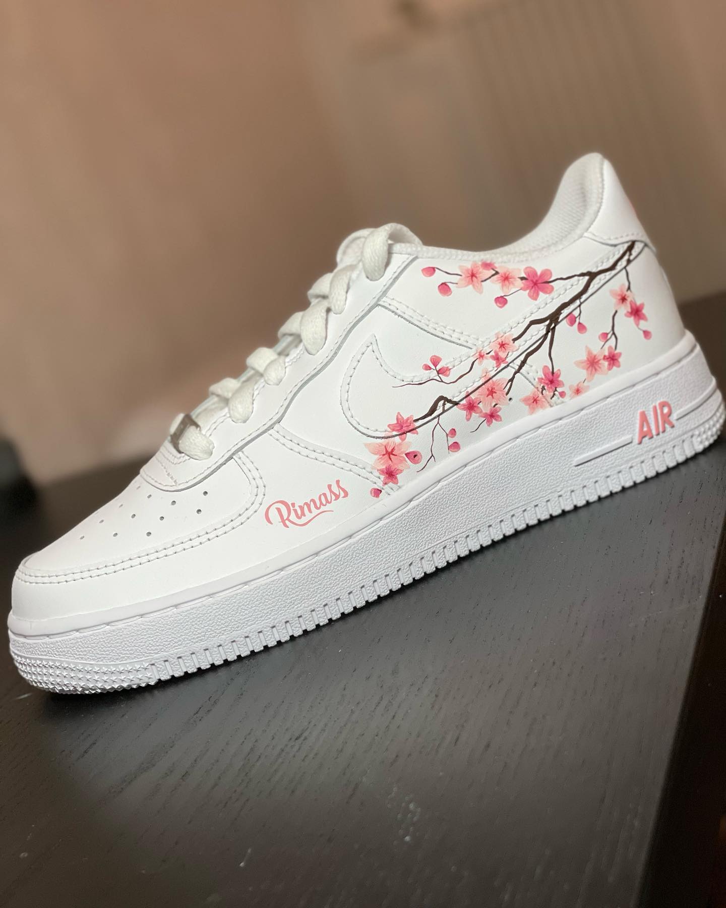 Pink Cherry Blossom Custom Air Force 1-shecustomize