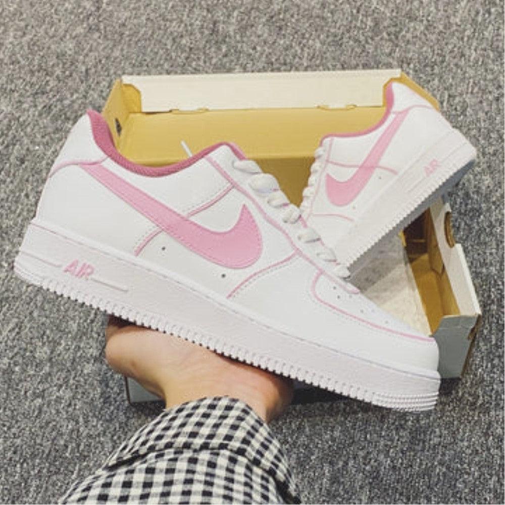 pink Custom Air Force 1-shecustomize