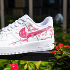 Pink Flowers Air Force 1s Custom Shoes Sneakers-shecustomize