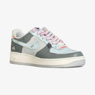 Pink Gray Blue Custom Air Force 1-shecustomize