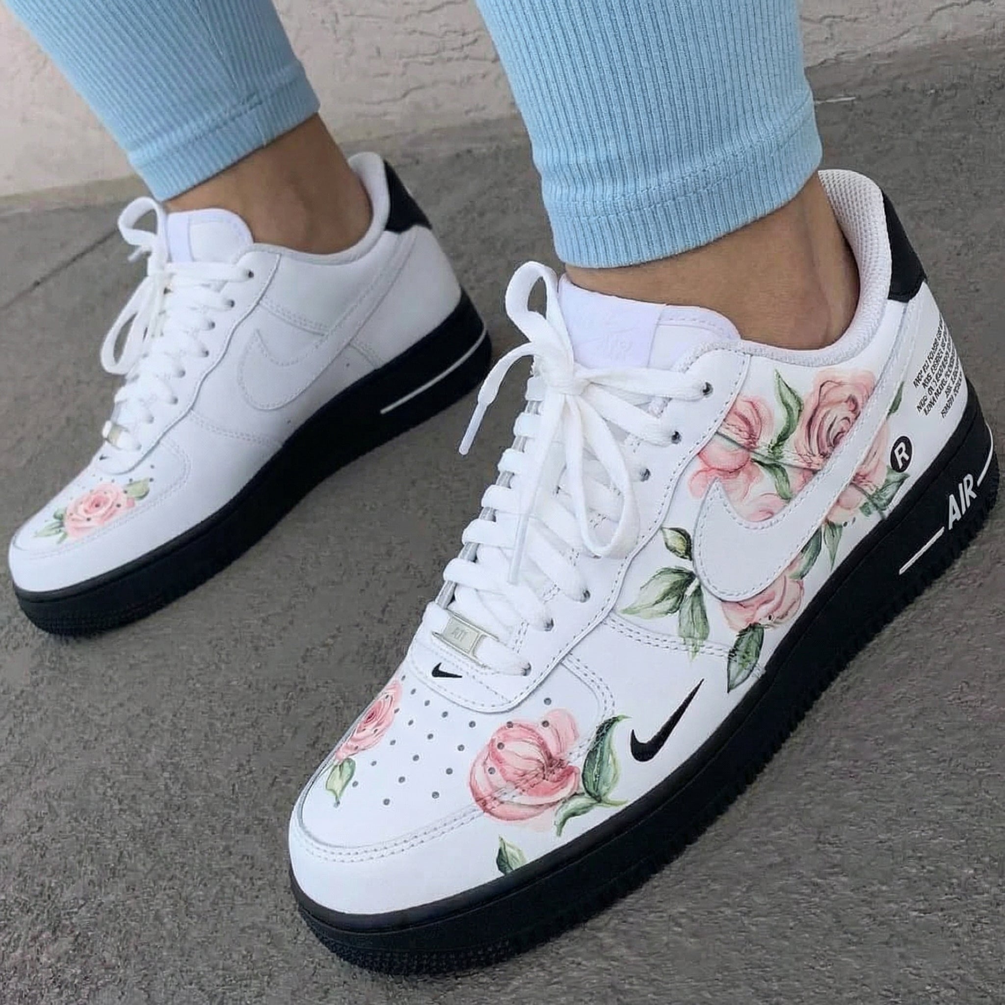 Pink Rose Custom Air Force 1-shecustomize