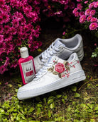 Pink Rose Flowers Custom Air Force 1-shecustomize