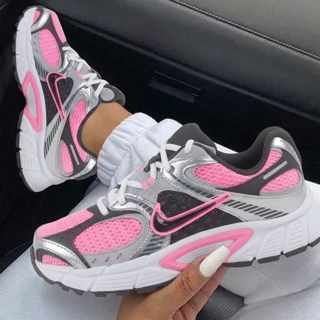 Pink Silver Black Mesh Custom Nike V5 RNR