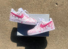 Pink Splash Ink Custom Air Force 1-shecustomize