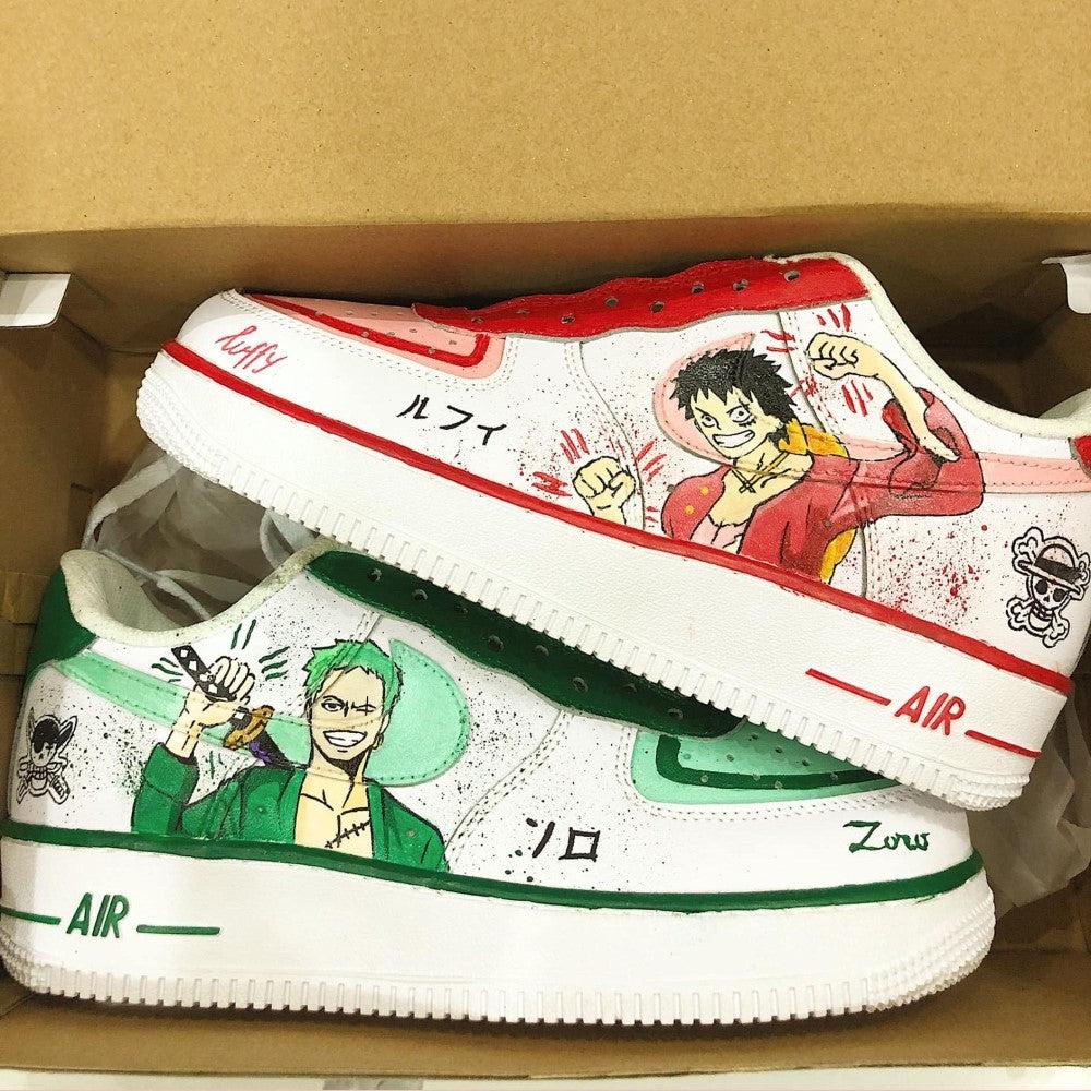 Pirates playing Luffy and Sauron Custom Air Force 1-shecustomize