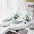 PlayStation White Gray Air Force 1s Custom Shoes Sneakers-shecustomize