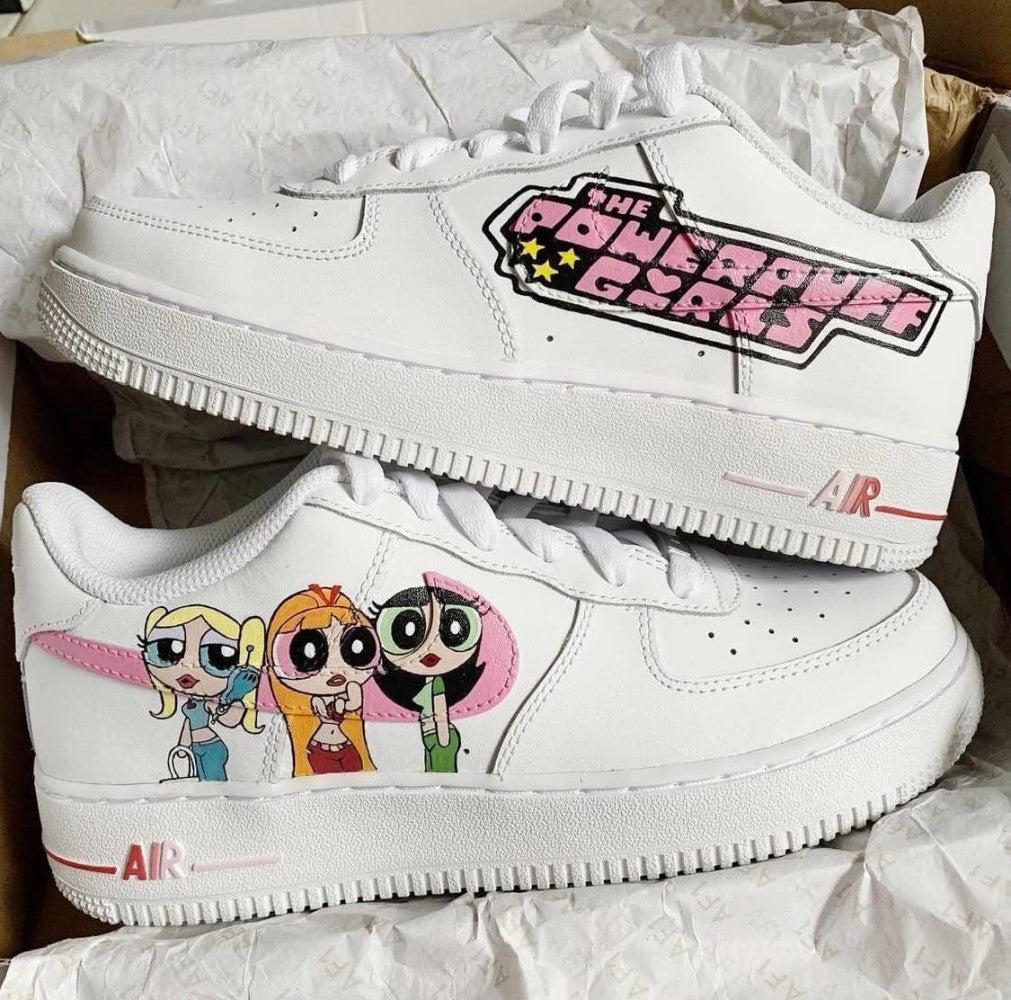 Powerpuff Girls Custom Air Force 1-shecustomize
