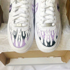 Purple Black Drip Custom Air Force 1-shecustomize