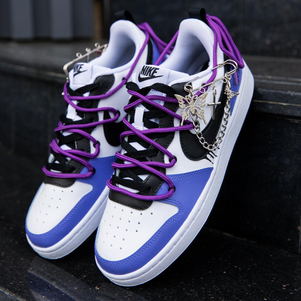 Purple Black NIke Count Custom Shoes Sneakers-shecustomize