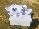 Purple Butterfly Custom Air Force 1-shecustomize