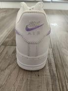 Purple Swoosh Custom Air Force 1-shecustomize