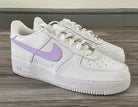 Purple Swoosh Custom Air Force 1-shecustomize