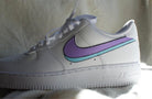 Purple Swoosh Custom Air Force 1-shecustomize