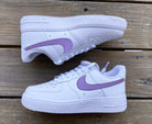 Purple Swoosh Custom Air Force 1-shecustomize
