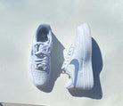 Purple Swoosh Custom Air Force 1-shecustomize