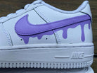 Purple Tiffany Blue Drip Custom Air Force 1-shecustomize