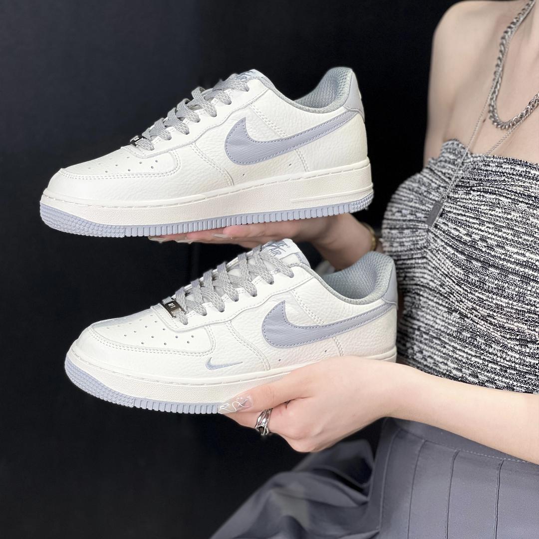 Purple White Custom Air Force 1-shecustomize