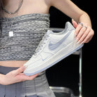 Purple White Custom Air Force 1-shecustomize